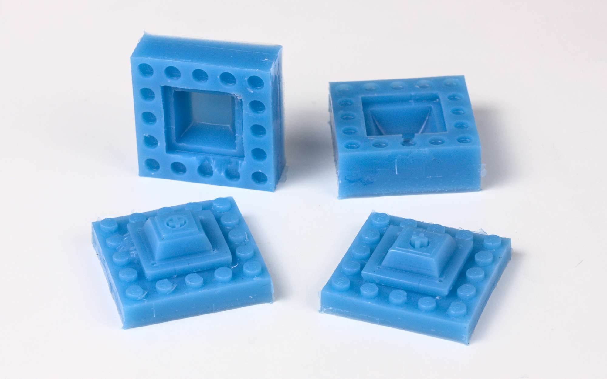 Silicone keycap moulds
