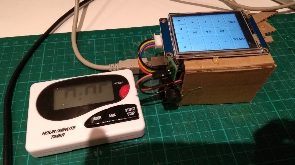 Kitchen timer prototypes